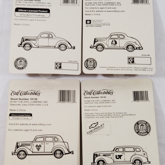 UT Die Cast Limited Edition Set Of 4 - Picture 6 of 6